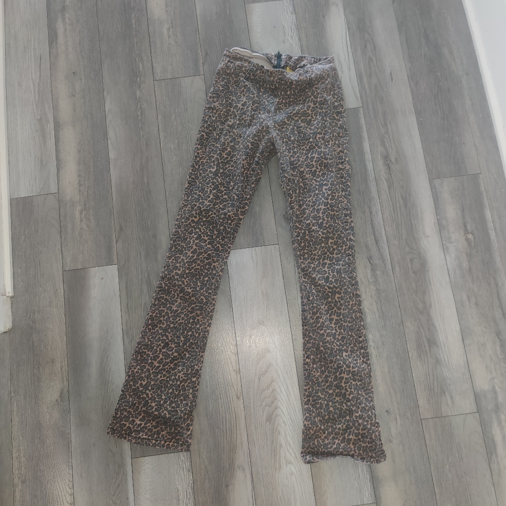 Unif Debbie Leopard Pants size xx-small/x-small